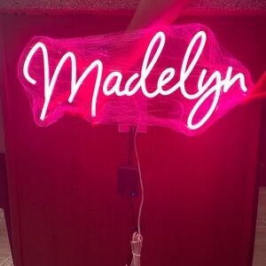 Custom Neon Sign - Pink